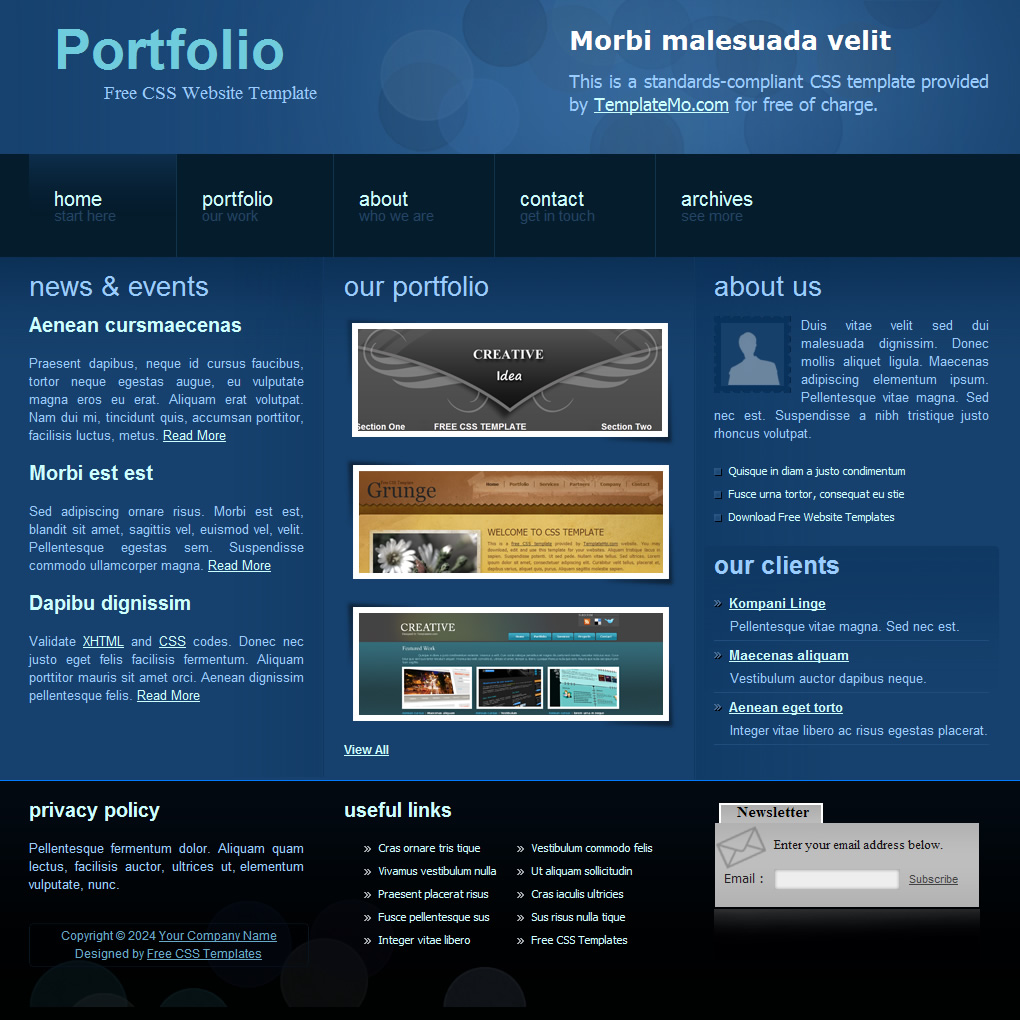 164 Portfolio Template