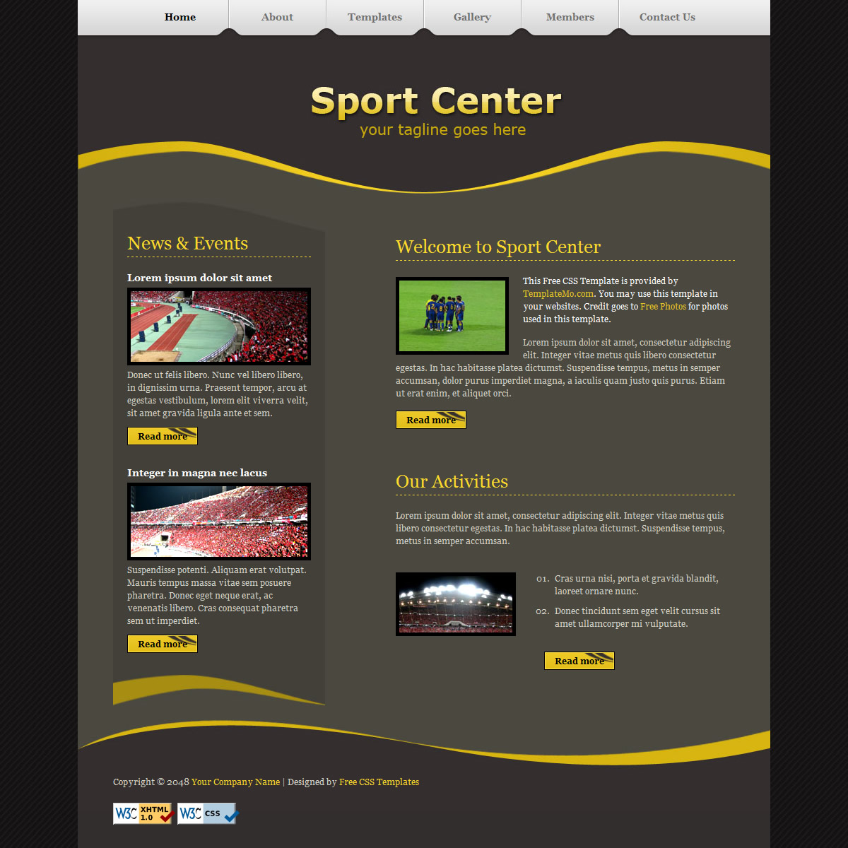 templatemo 182 sport center templatemo 182 sport center