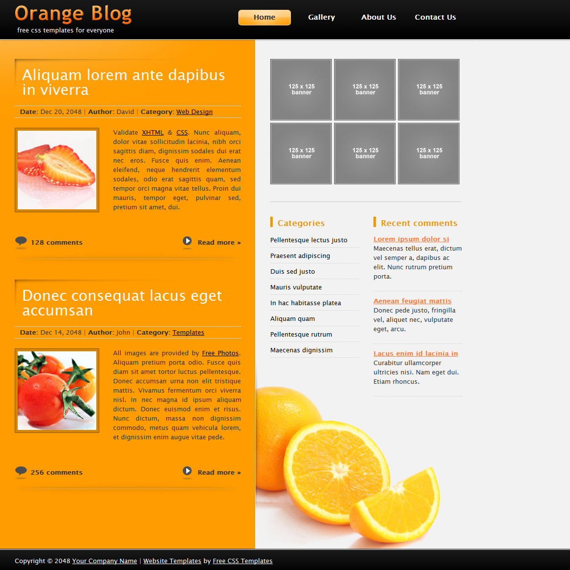 web templates free