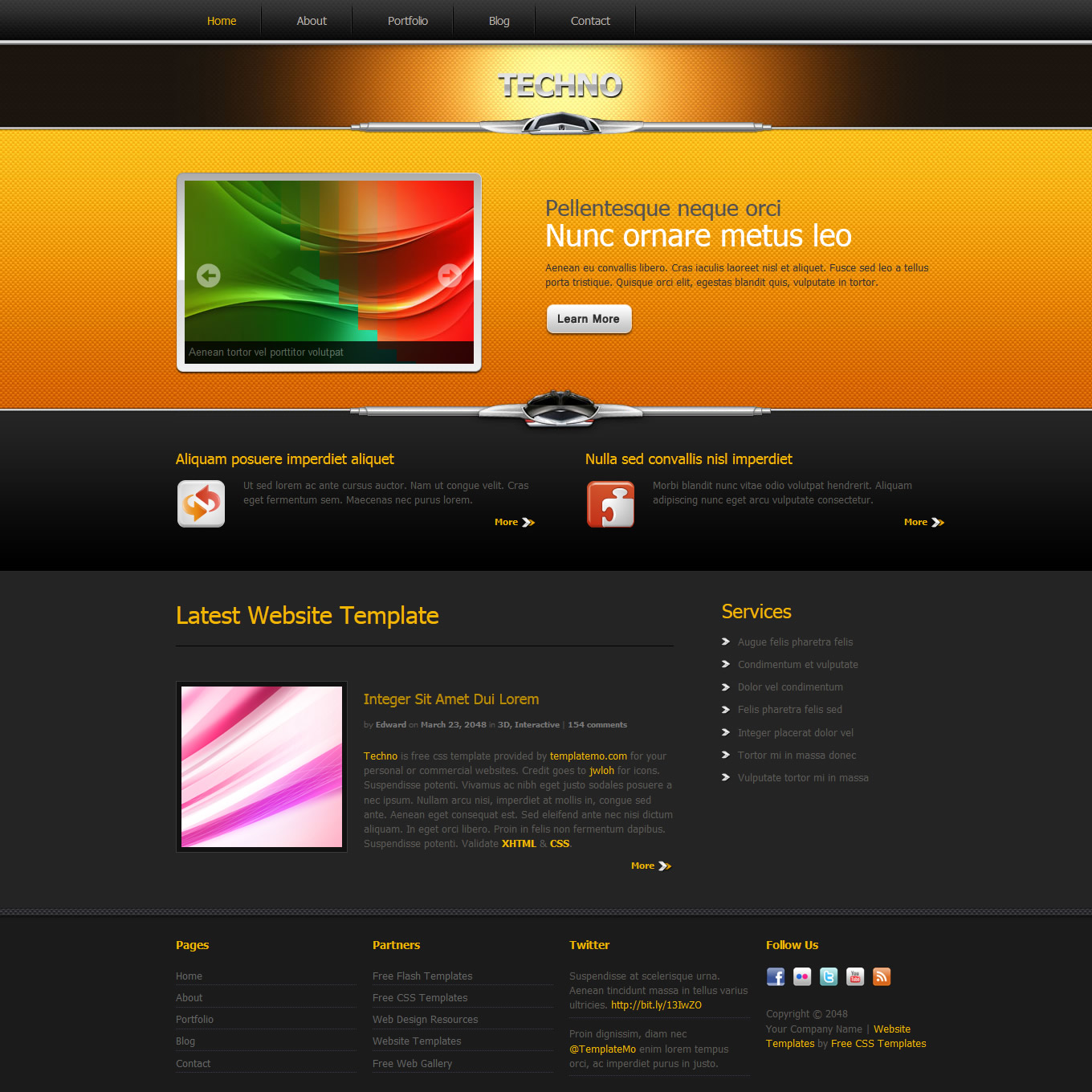 open source websites templates