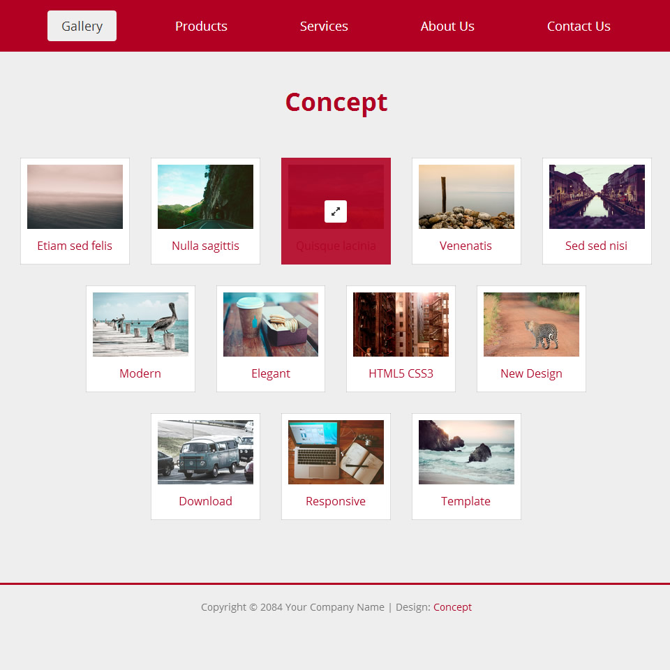 website template gallery