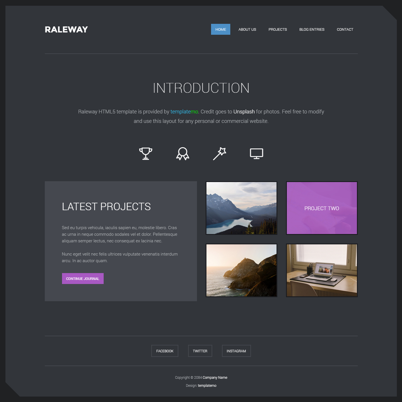 animated page
