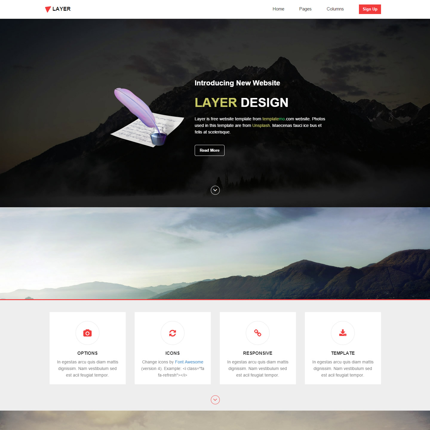 free html5 parallax scrolling template koni polycode co