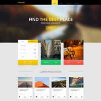 475 holiday responsive template