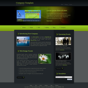 Company Green Template