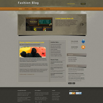 Fashion Blog Template