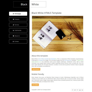 Black White Template