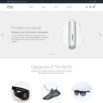 Zay Shop Template Zay Shop Template