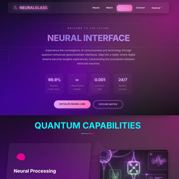 Neural Glass Template Neural Glass Template